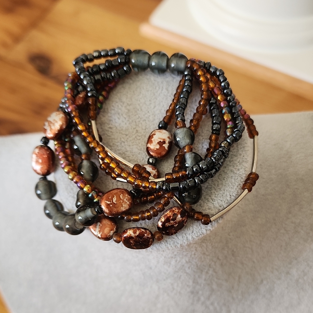 Multi-Strand Beaded Bracelet
